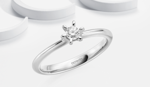 Platinasti diamantni nakit | acredo
