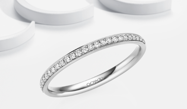 Platinasti prstani Eternity | acredo