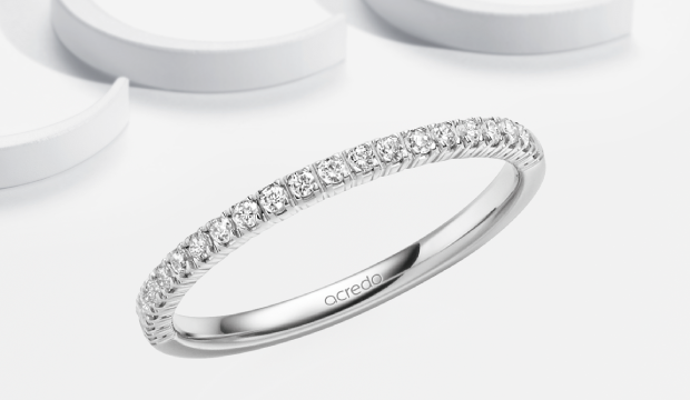 Ozki diamantni prstani Eternity | acredo
