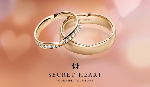 Poročni prstani SECRET HEART® | acredo